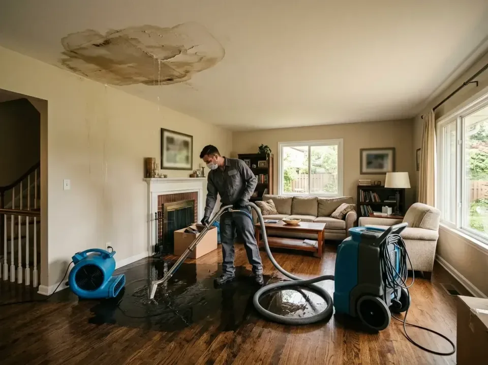 attic-pipe-burst-ceiling-drip-008 — frequently asked questions, Water Damage Restoration & Carpet Care in Carter Lake, IA
